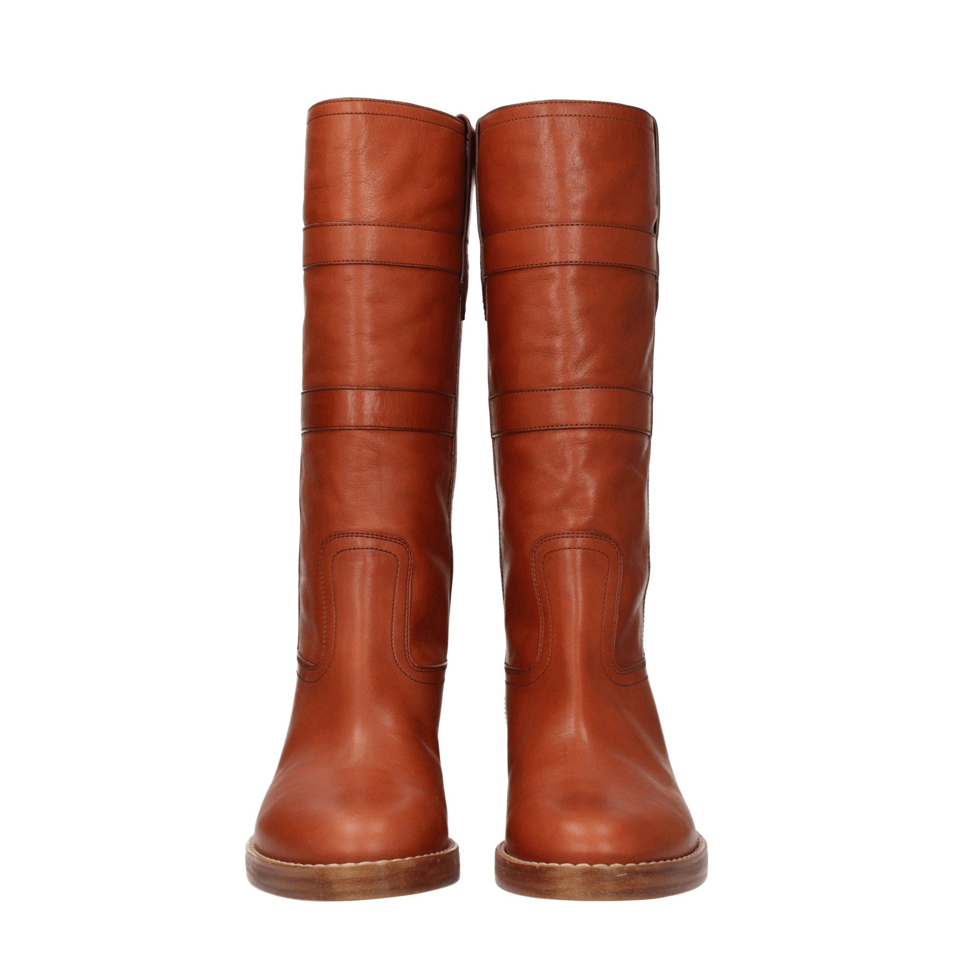 Brown Leather Boots