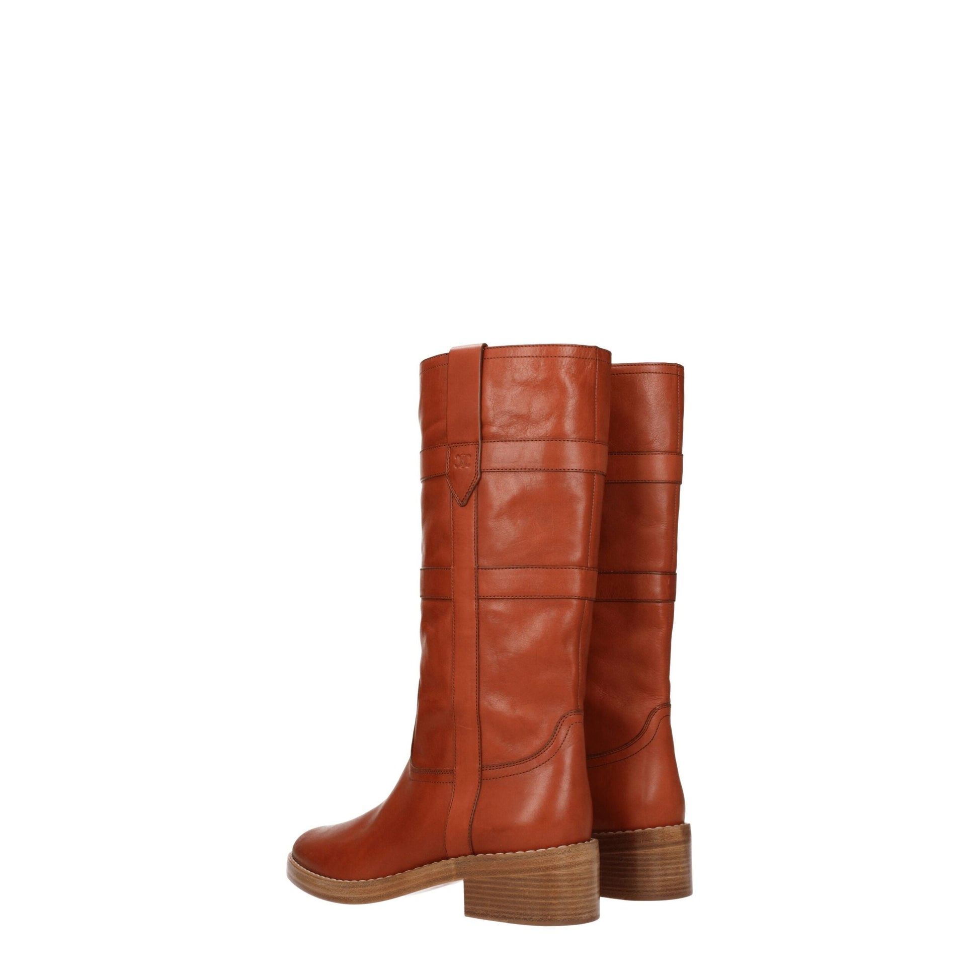 Brown Leather Boots