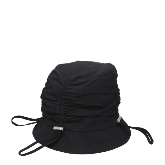 Black Cotton Bucket Hats