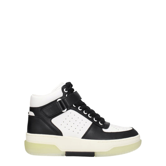 Black Leather Sneakers