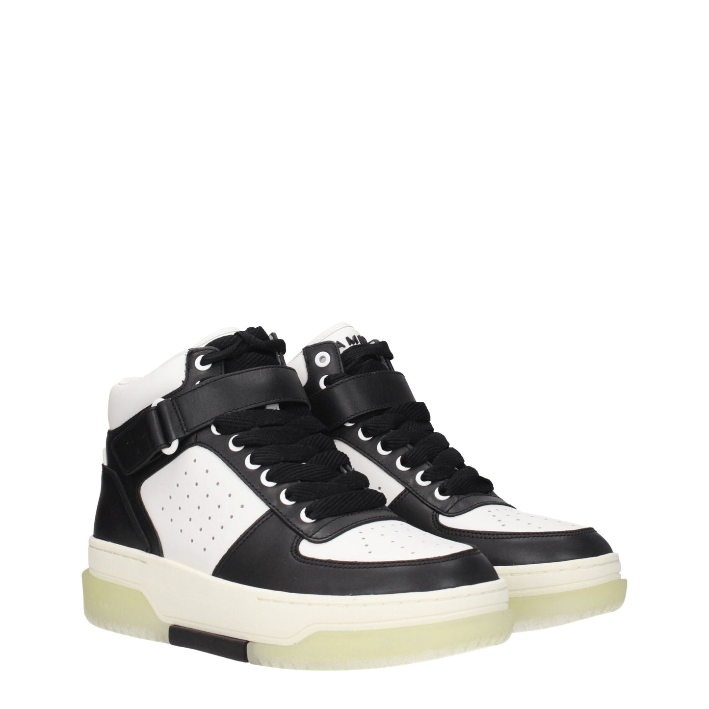 Black Leather Sneakers