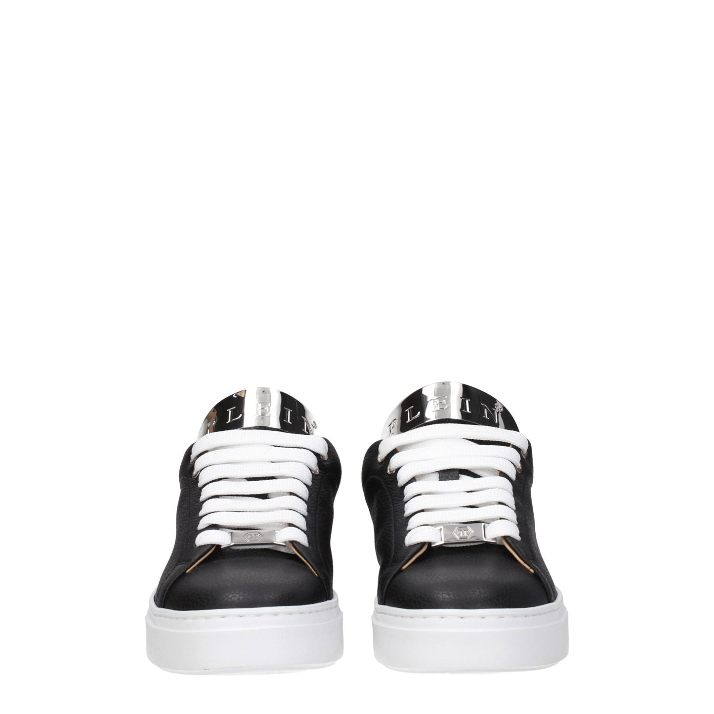 Black Leather Sneakers