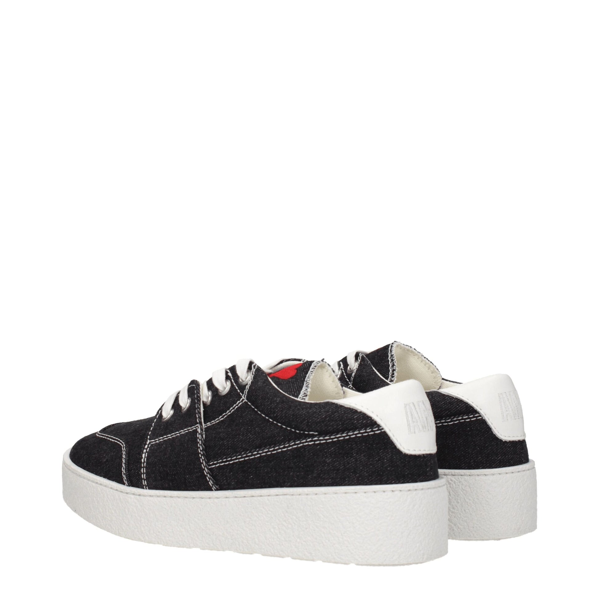 Black Fabric Low Tops