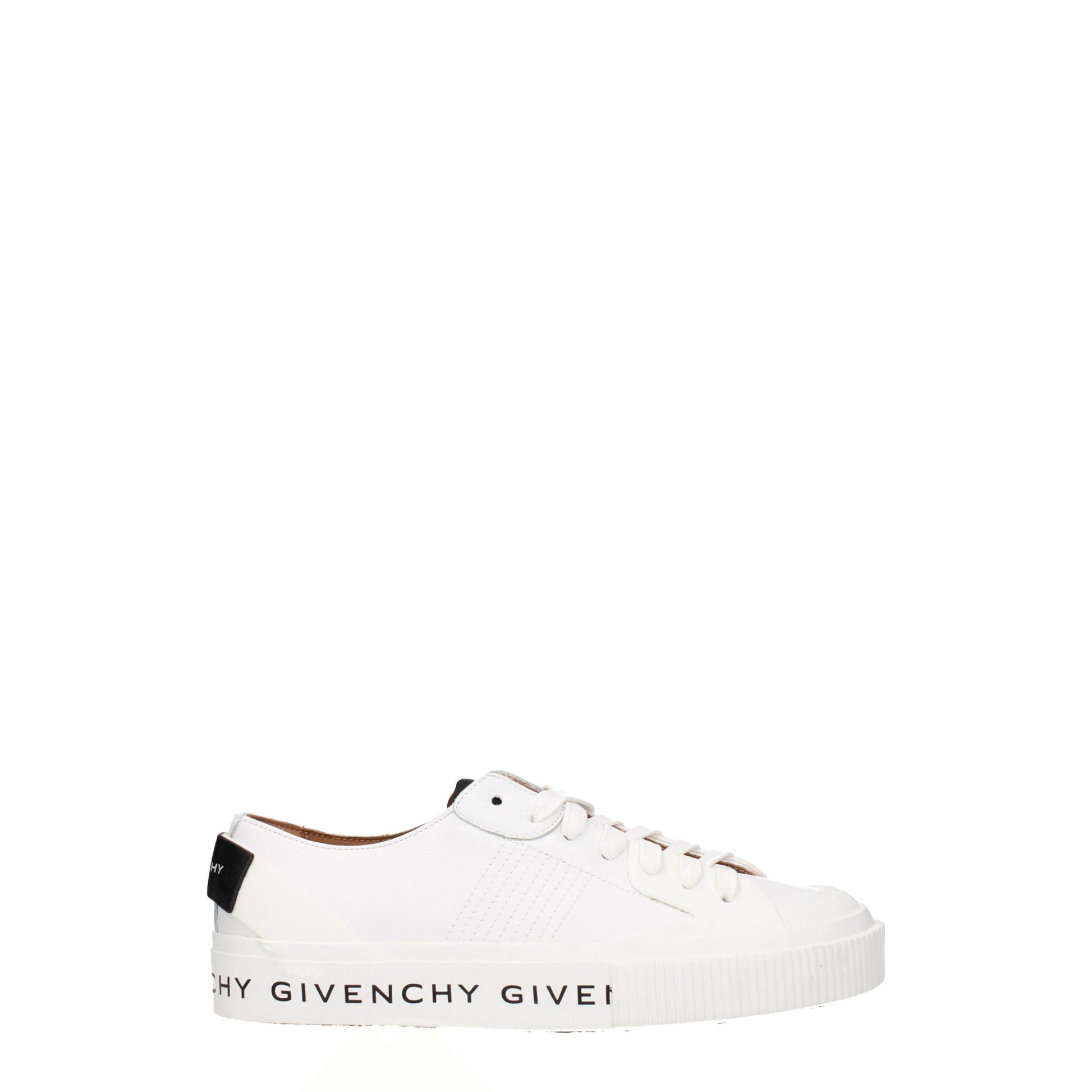 White Leather Low Tops