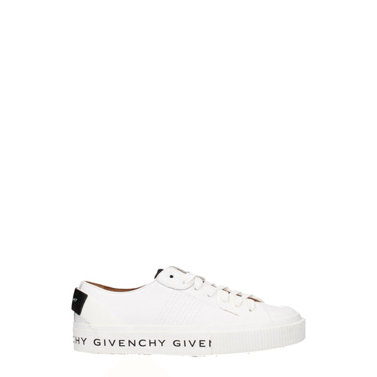 White Leather Low Tops
