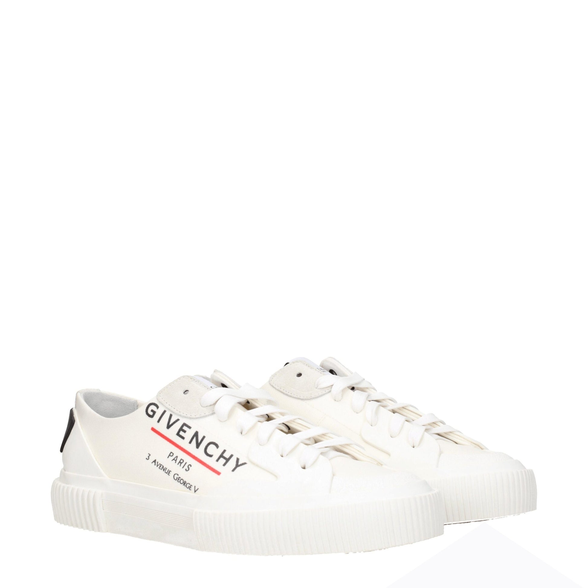 Beige Fabric Low Tops