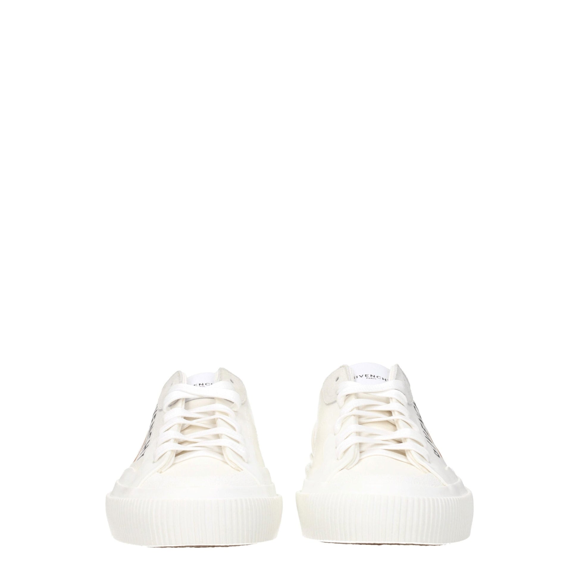 Beige Fabric Low Tops