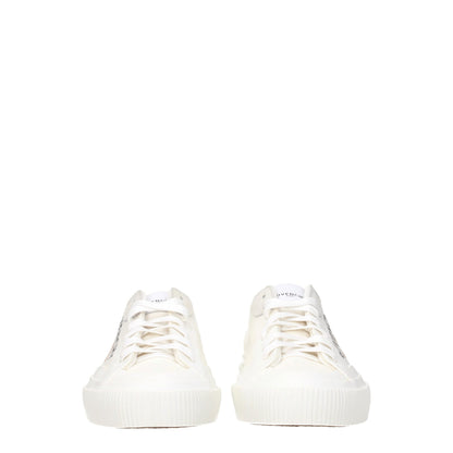 Beige Fabric Low Tops