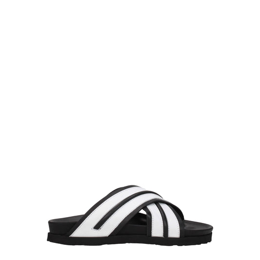 White Leather Slipper