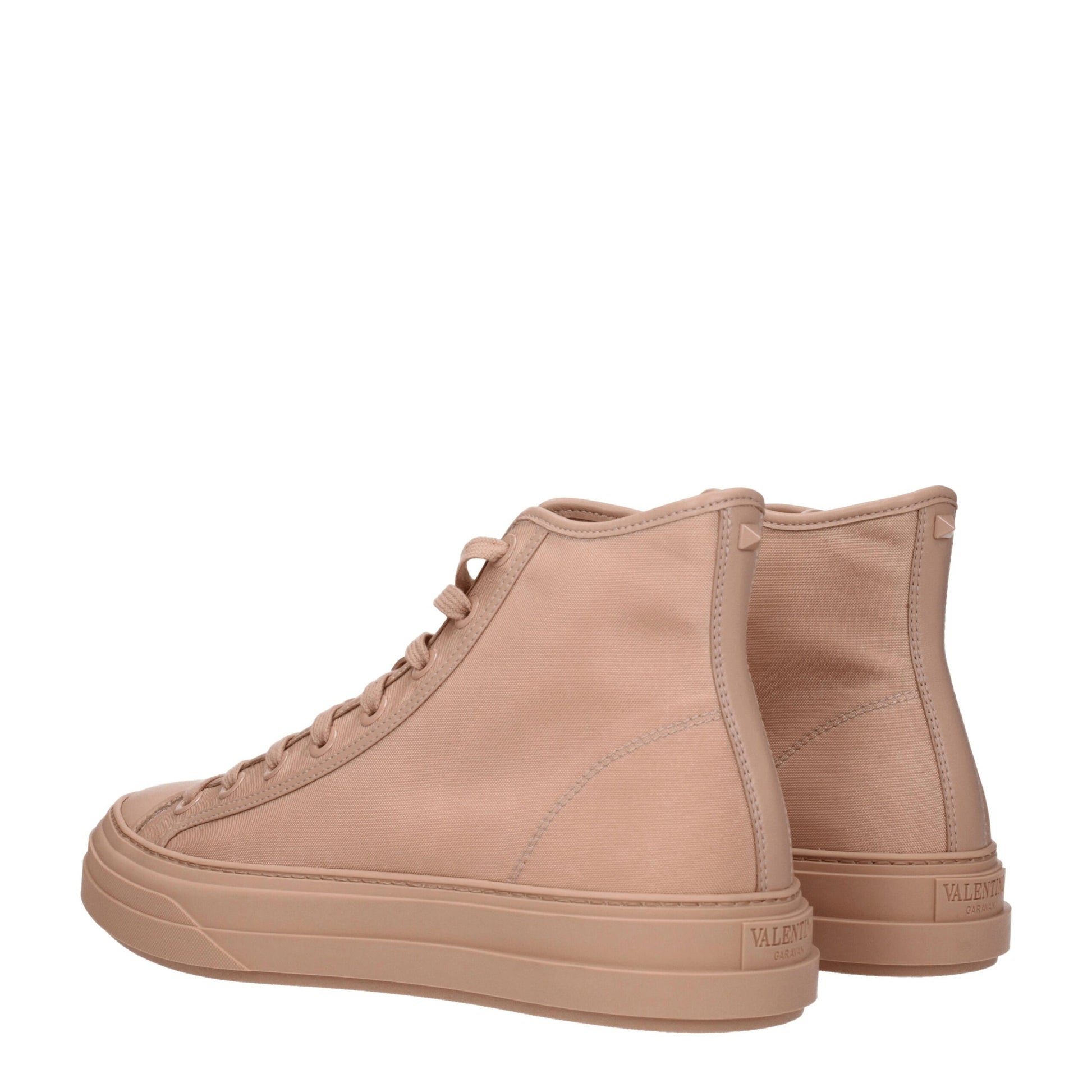 Pink Fabric High Tops
