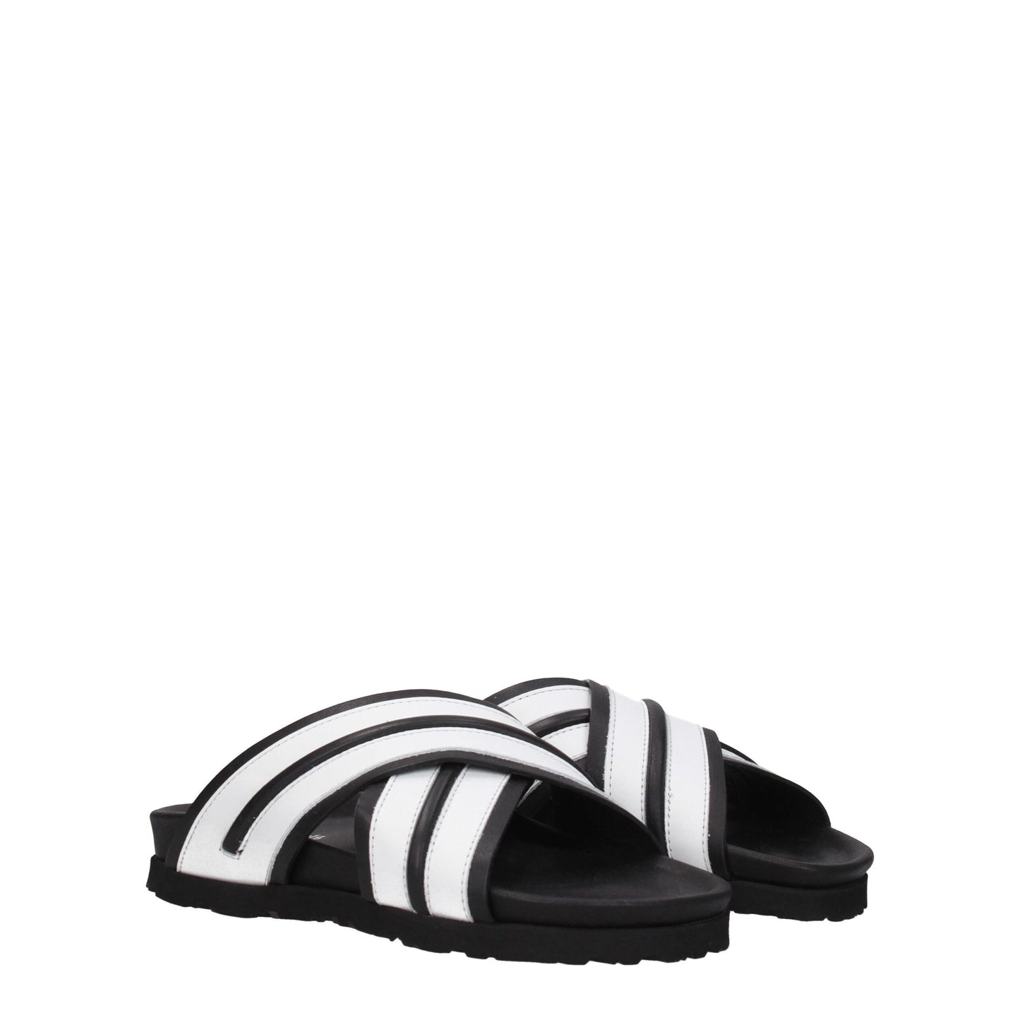 White Leather Slipper