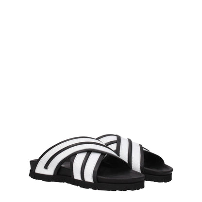White Leather Slipper
