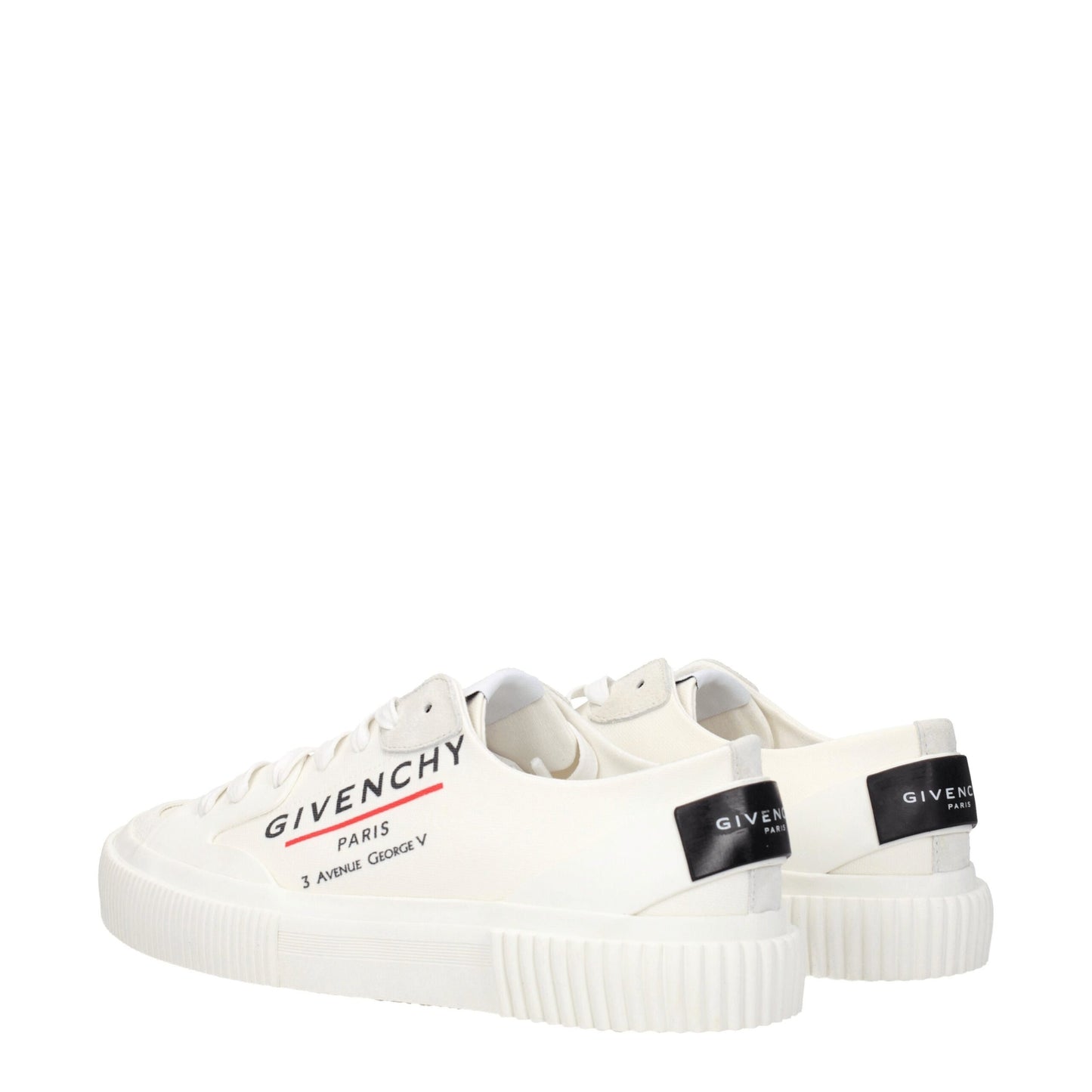 Beige Fabric Low Tops