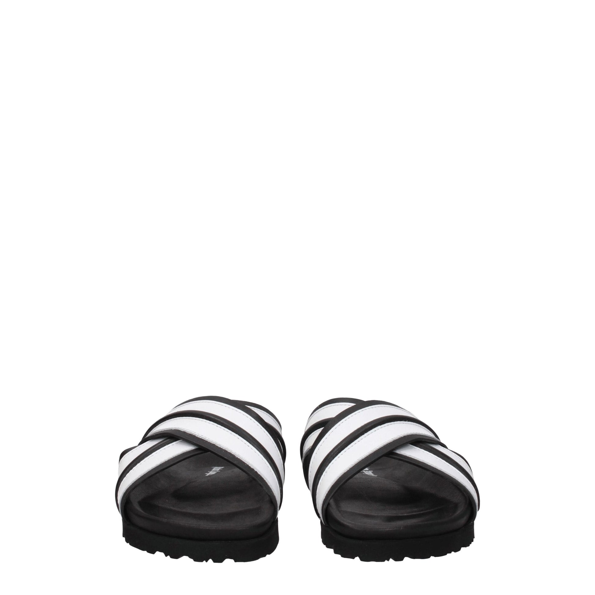 White Leather Slipper