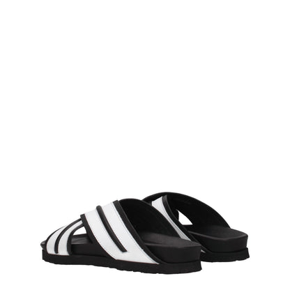 White Leather Slipper