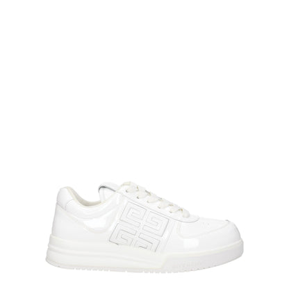 White Leather Low Tops