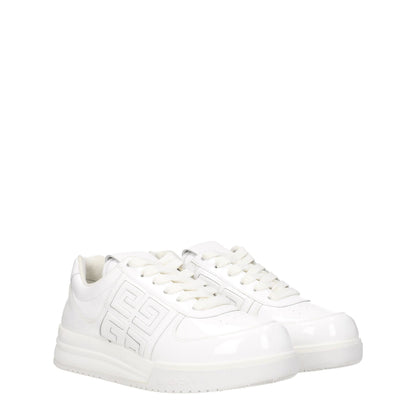 White Leather Low Tops