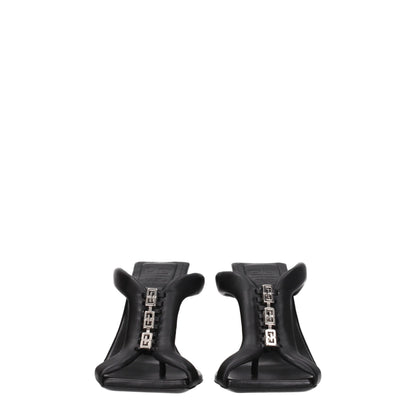 Black Leather Sandal
