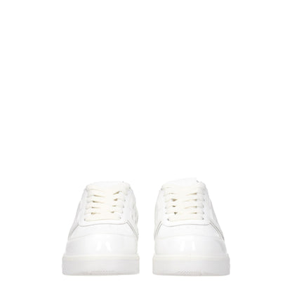 White Leather Low Tops