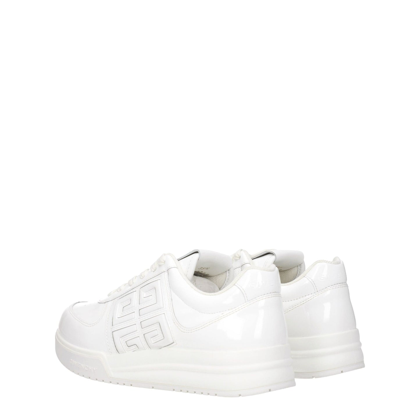 White Leather Low Tops