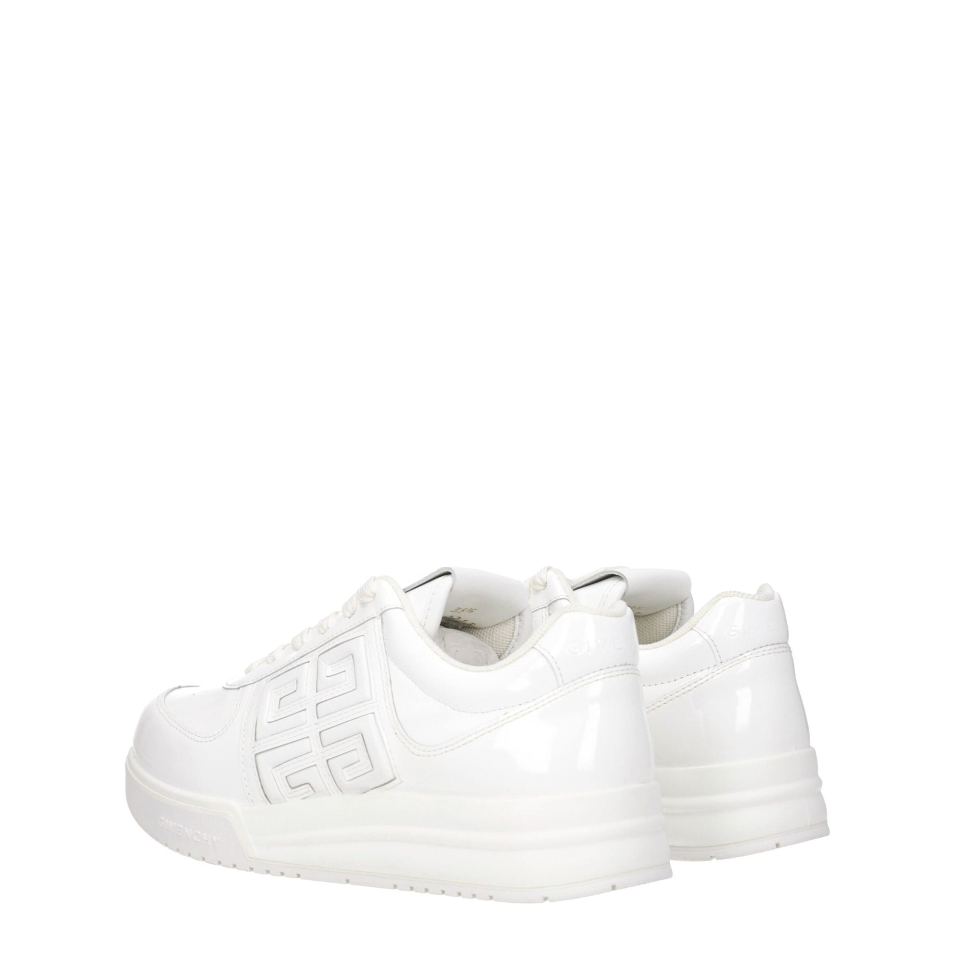 White Leather Low Tops
