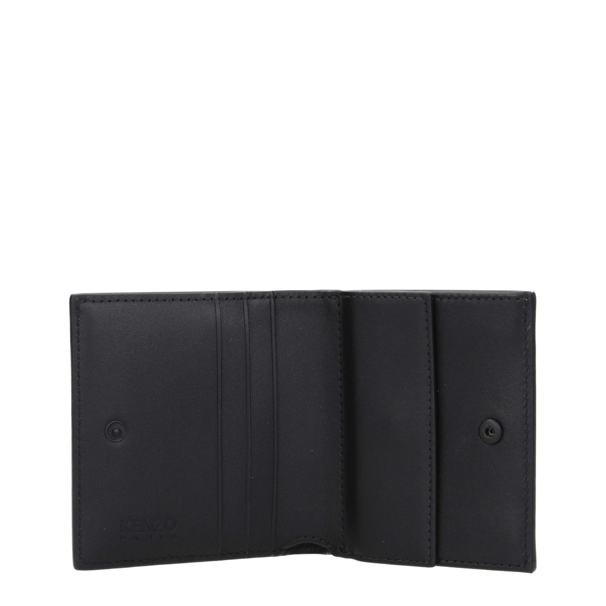 Black Leather Wallets