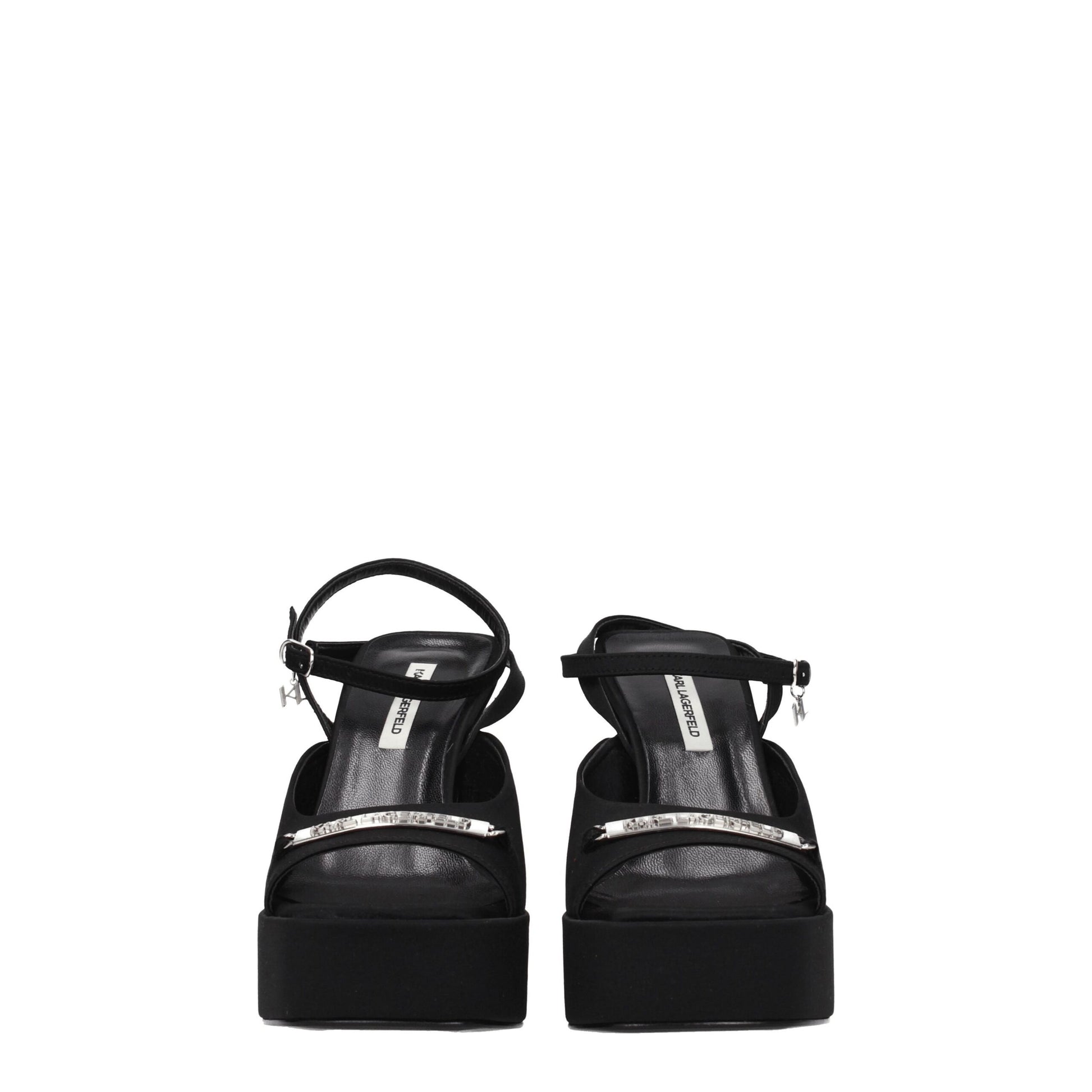 Black Fabric Platforms