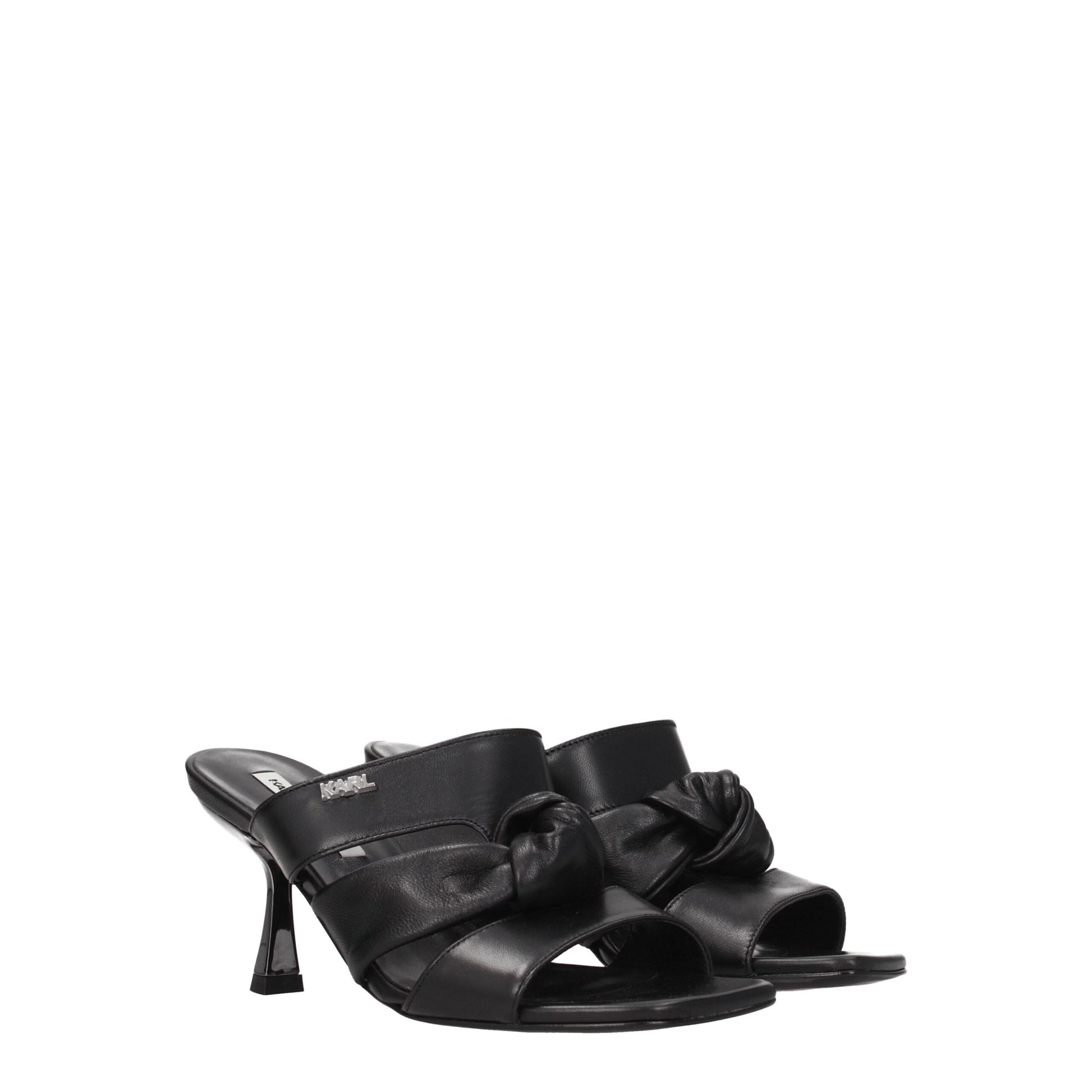 Black Leather Sandal