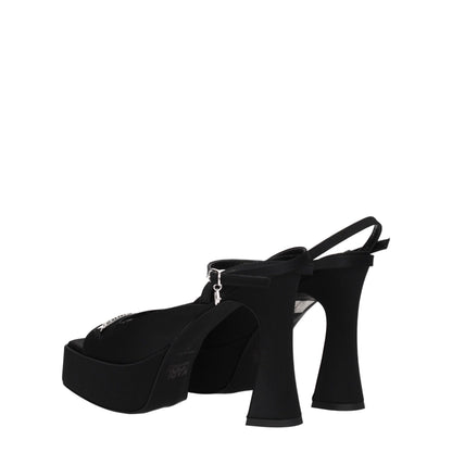 Black Fabric Platforms