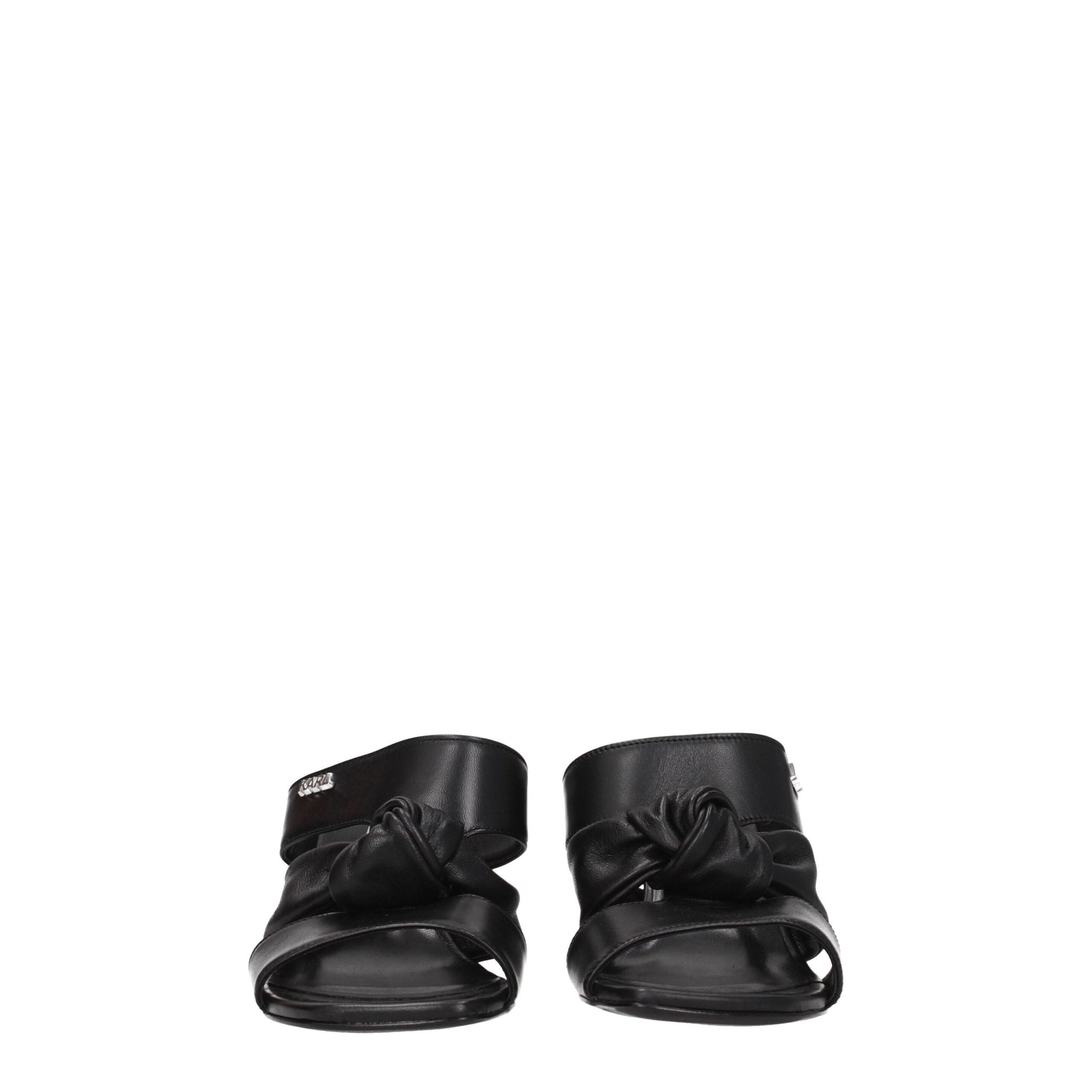 Black Leather Sandal