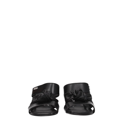 Black Leather Sandal