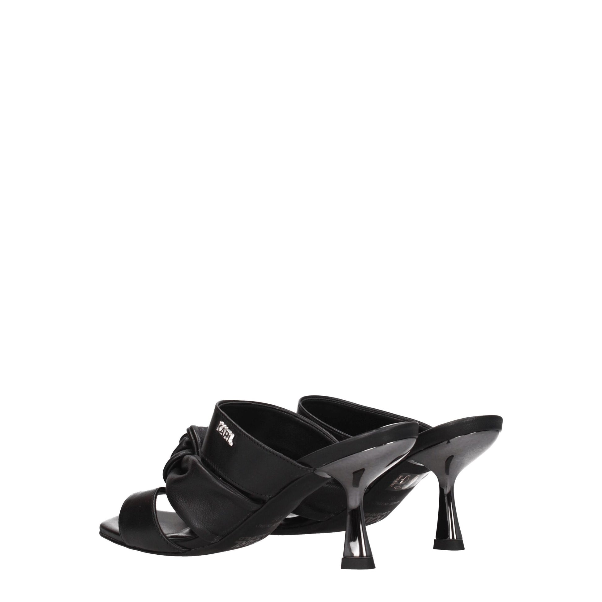 Black Leather Sandal