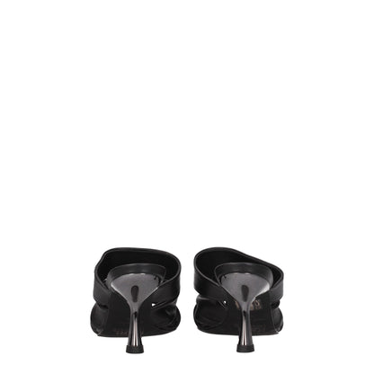 Black Leather Sandal