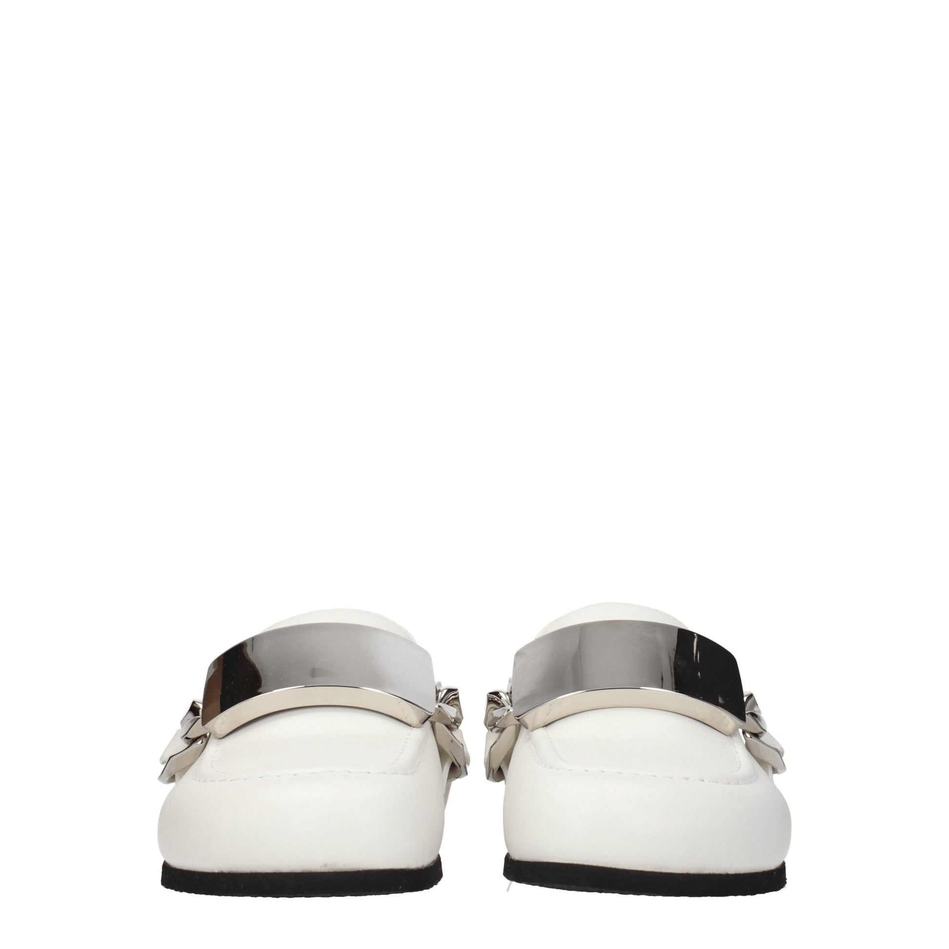 White Leather Slipper