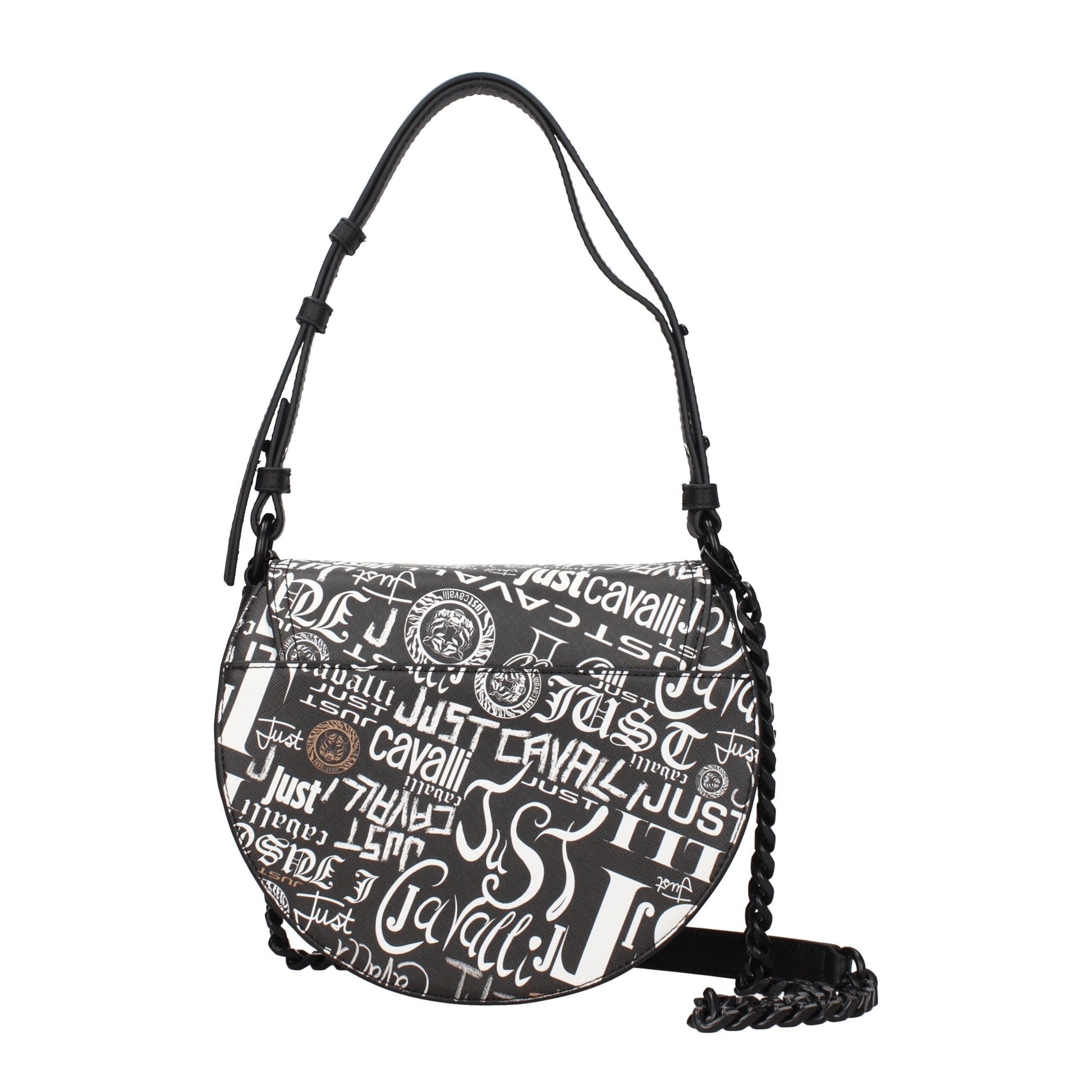 Black Polyester Shoulder Bags