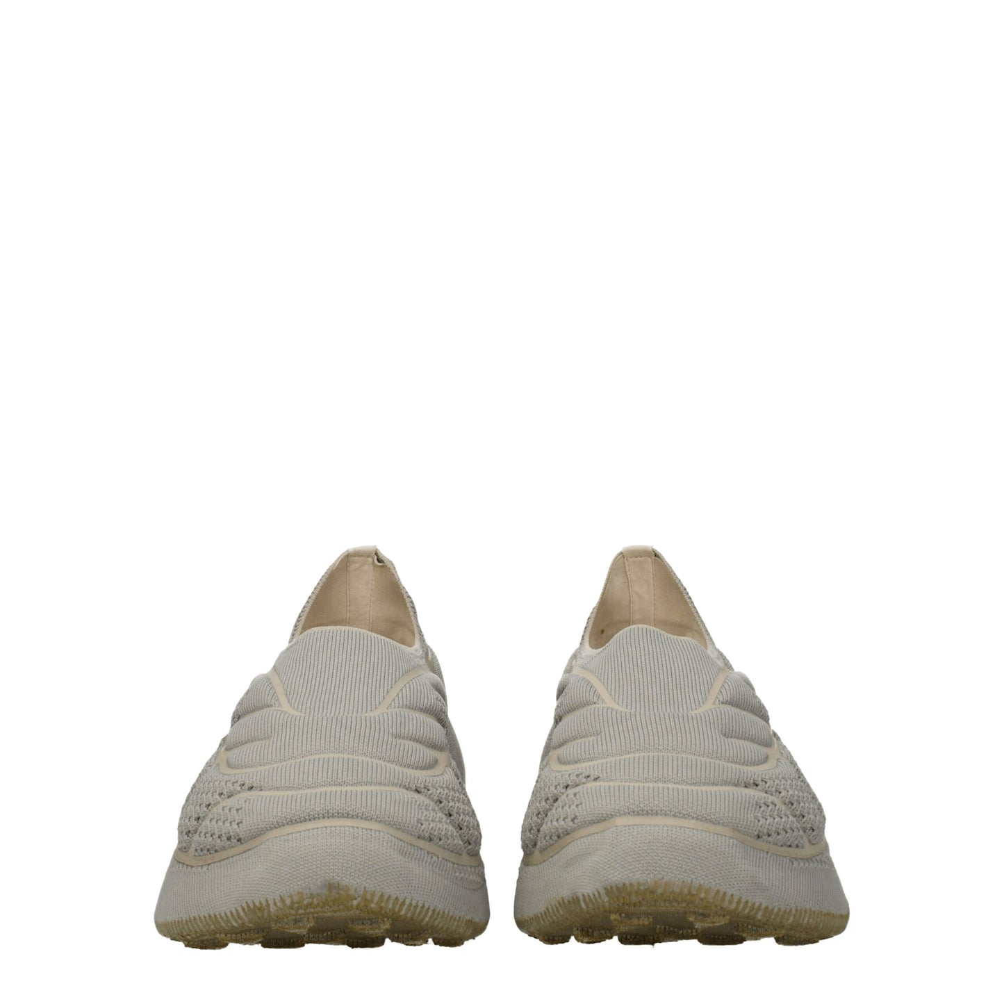 Gray Fabric Athletic Sneakers