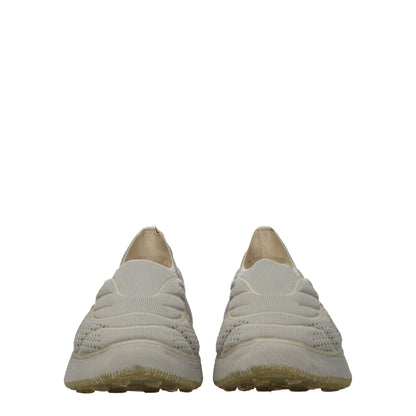 Gray Fabric Athletic Sneakers