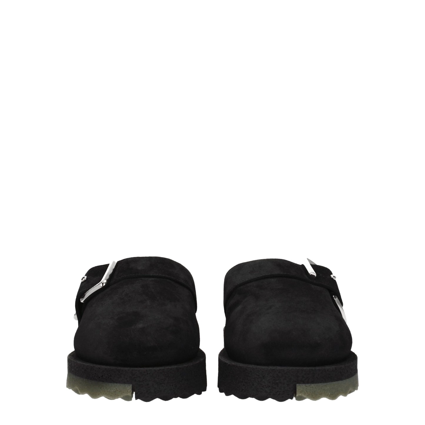Black Leather Slipper