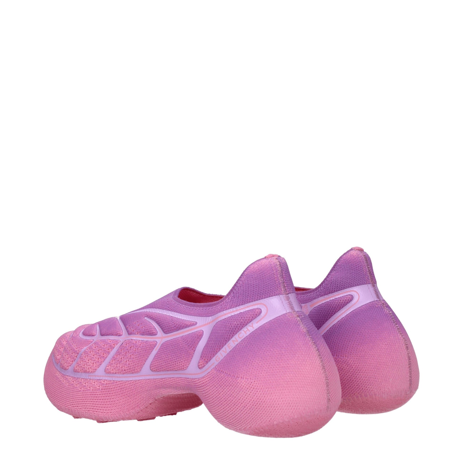 Pink Fabric Sneakers