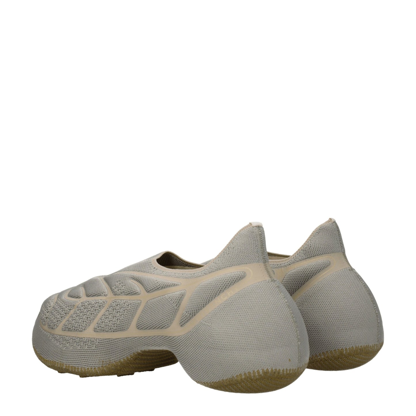 Gray Fabric Athletic Sneakers