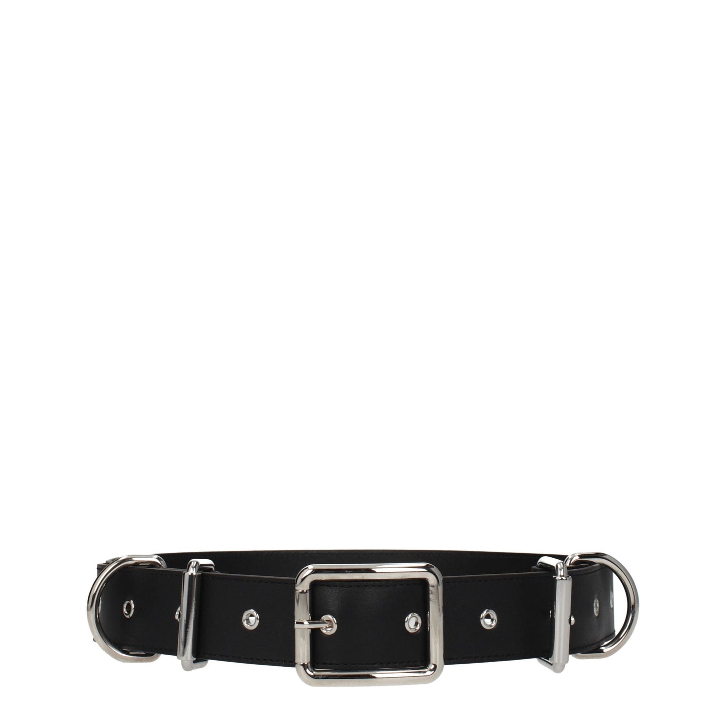 Cinturón de cuero negro