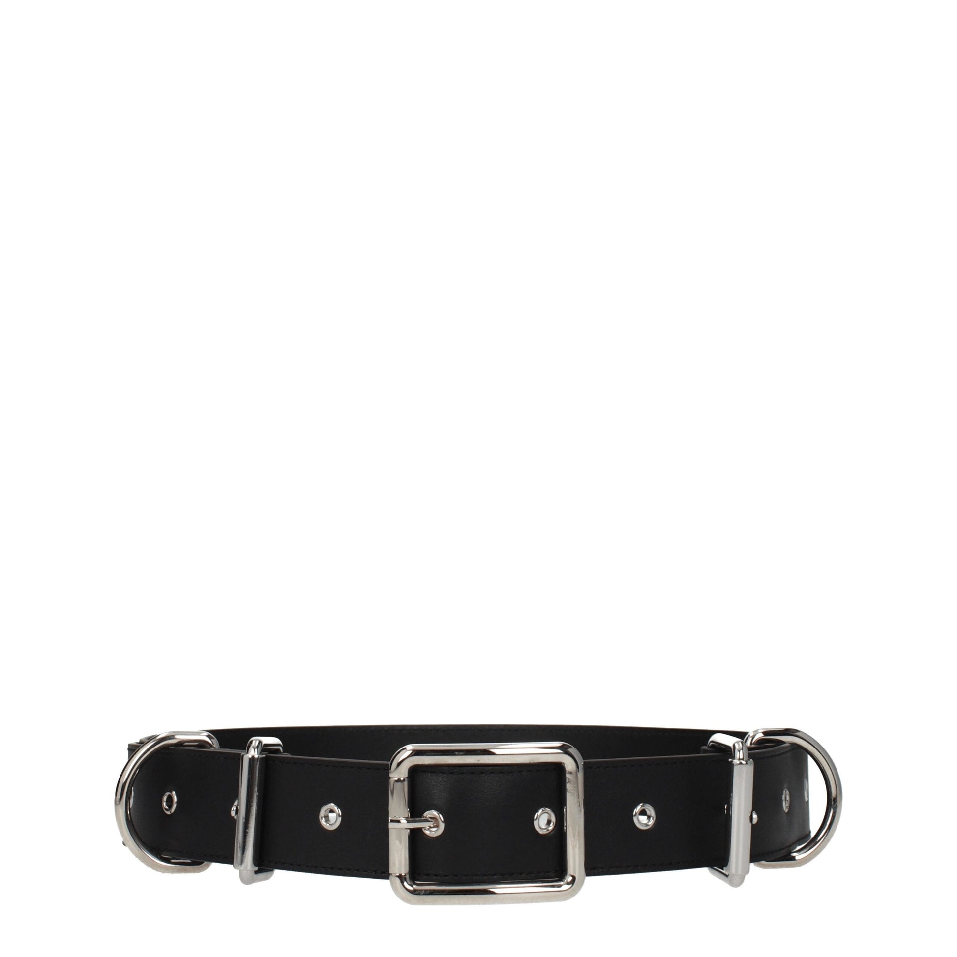 Cinturón de cuero negro