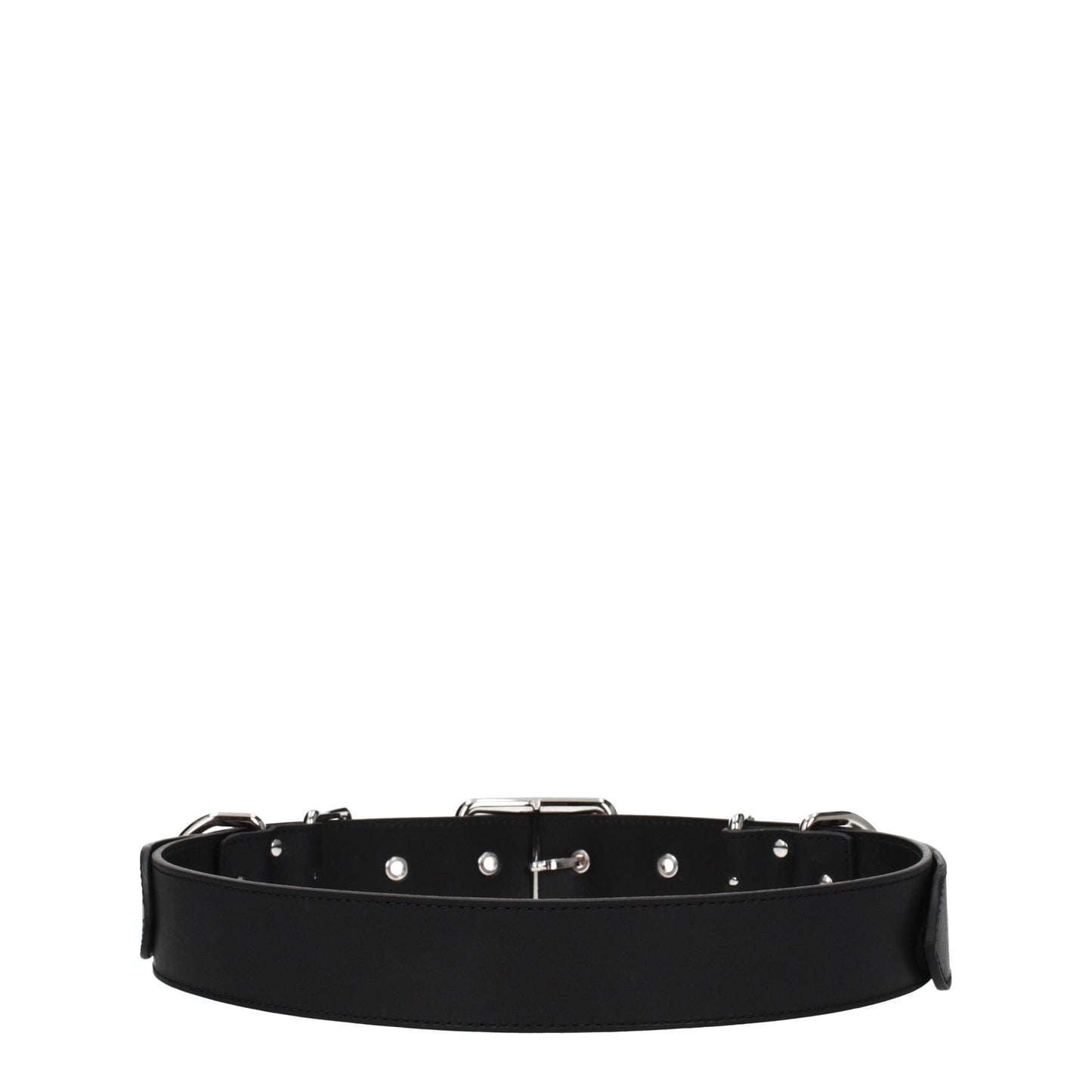 Cinturón de cuero negro