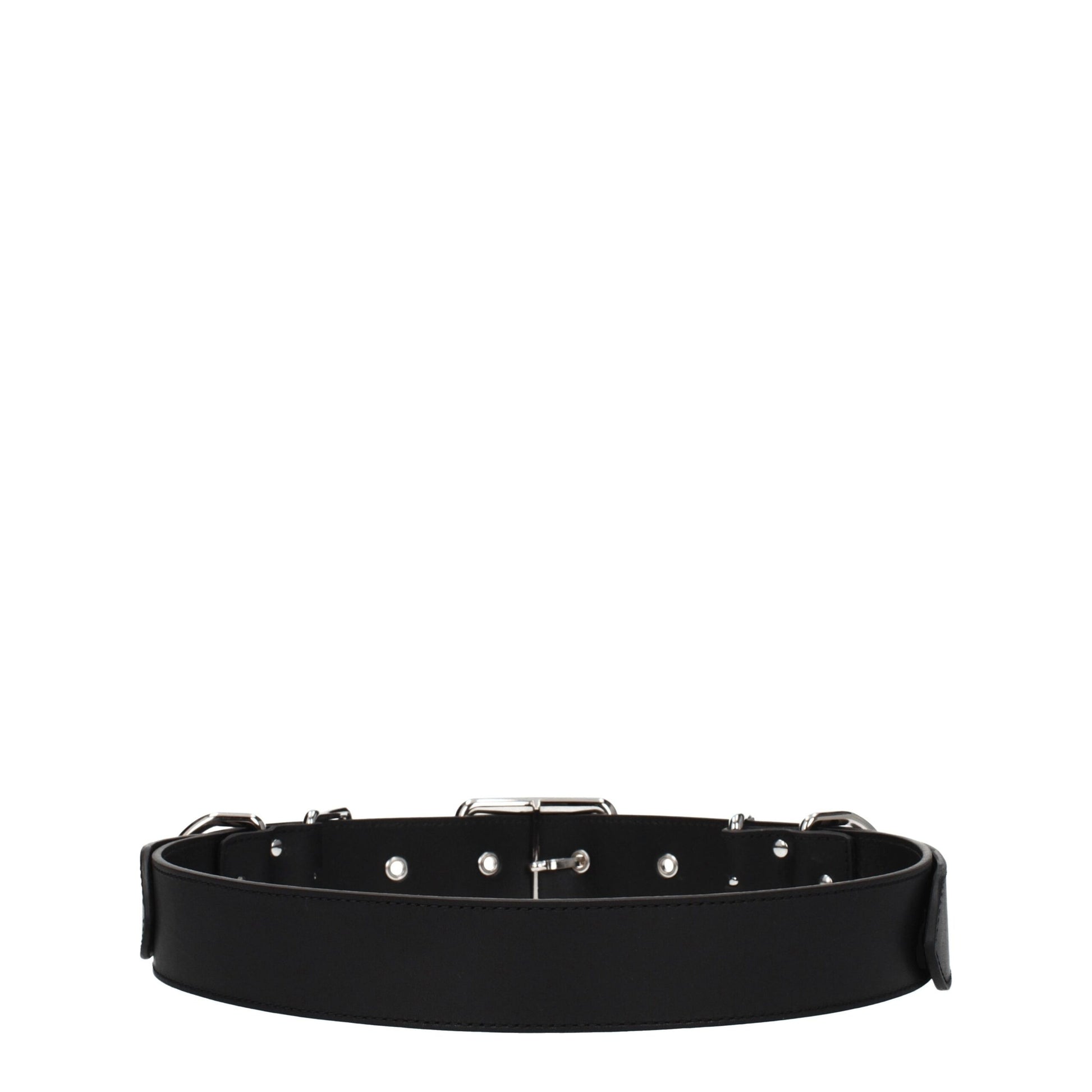 Cinturón de cuero negro