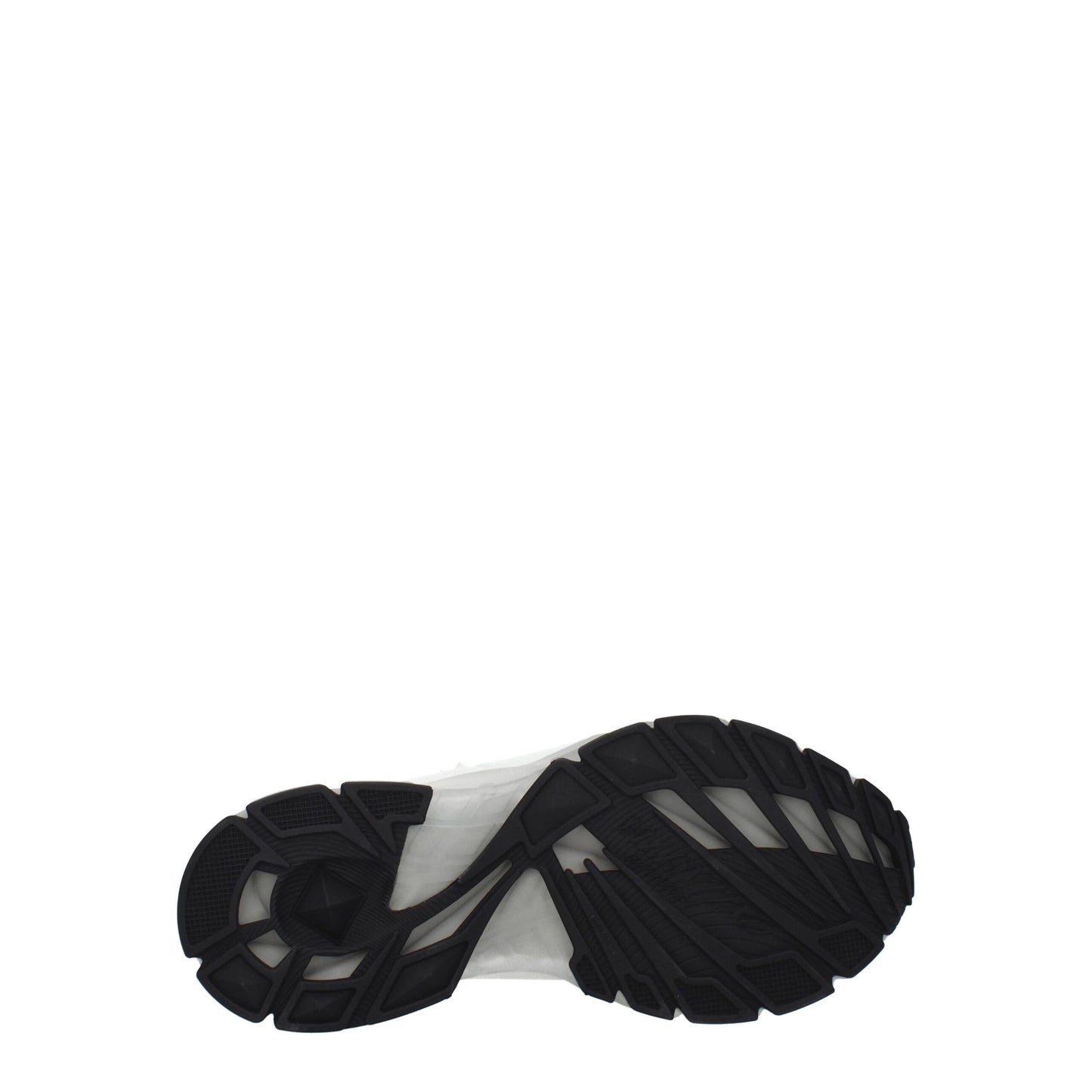 White Fabric Sneakers