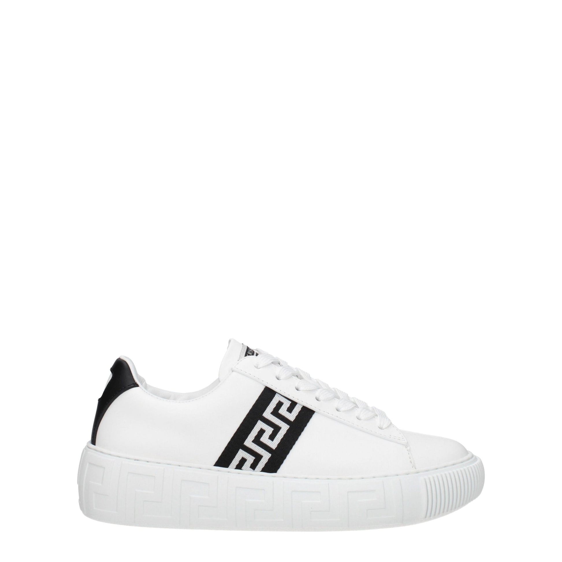 White Leather Low Tops