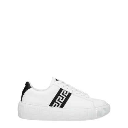 White Leather Low Tops