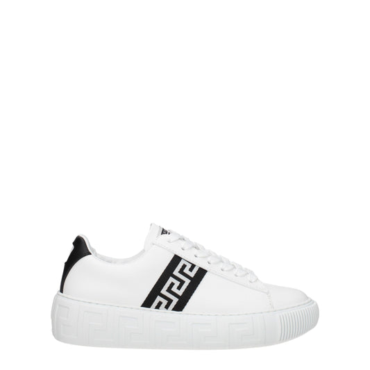 White Leather Low Tops