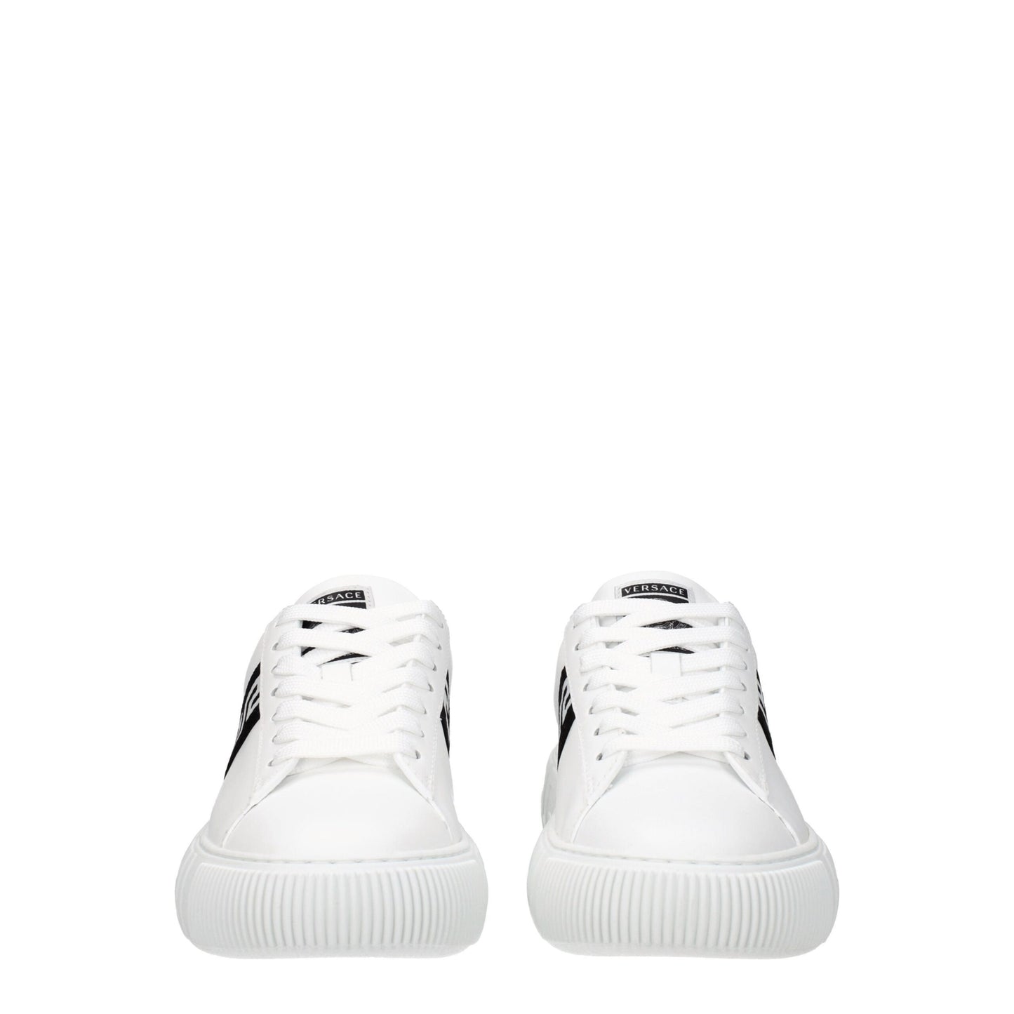 White Leather Low Tops