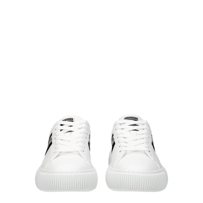 White Leather Low Tops